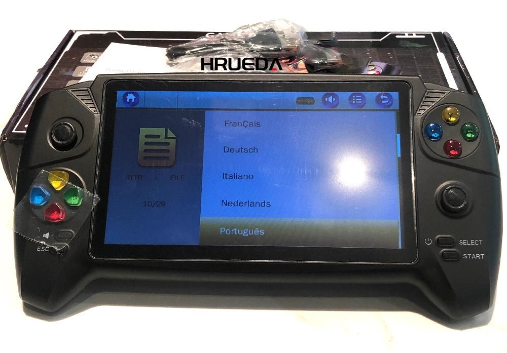 2023 NEW Handheld Game Players Classic 7.0 inch Handle Retro Game Console Dual joysticks for PS1 GBA NES FC Game Player New Edition - Family Hub