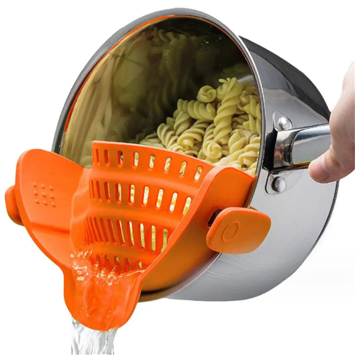 1pc, Strainer, Pot Strainer, Adjustable Clip On Strainer For Pots Pans And Bowls, Kitchen Pot Strainer - Family Hub