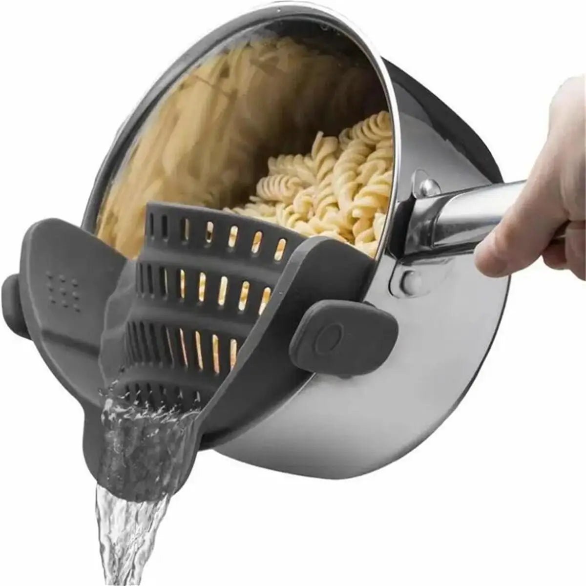 1pc, Strainer, Pot Strainer, Adjustable Clip On Strainer For Pots Pans And Bowls, Kitchen Pot Strainer - Family Hub